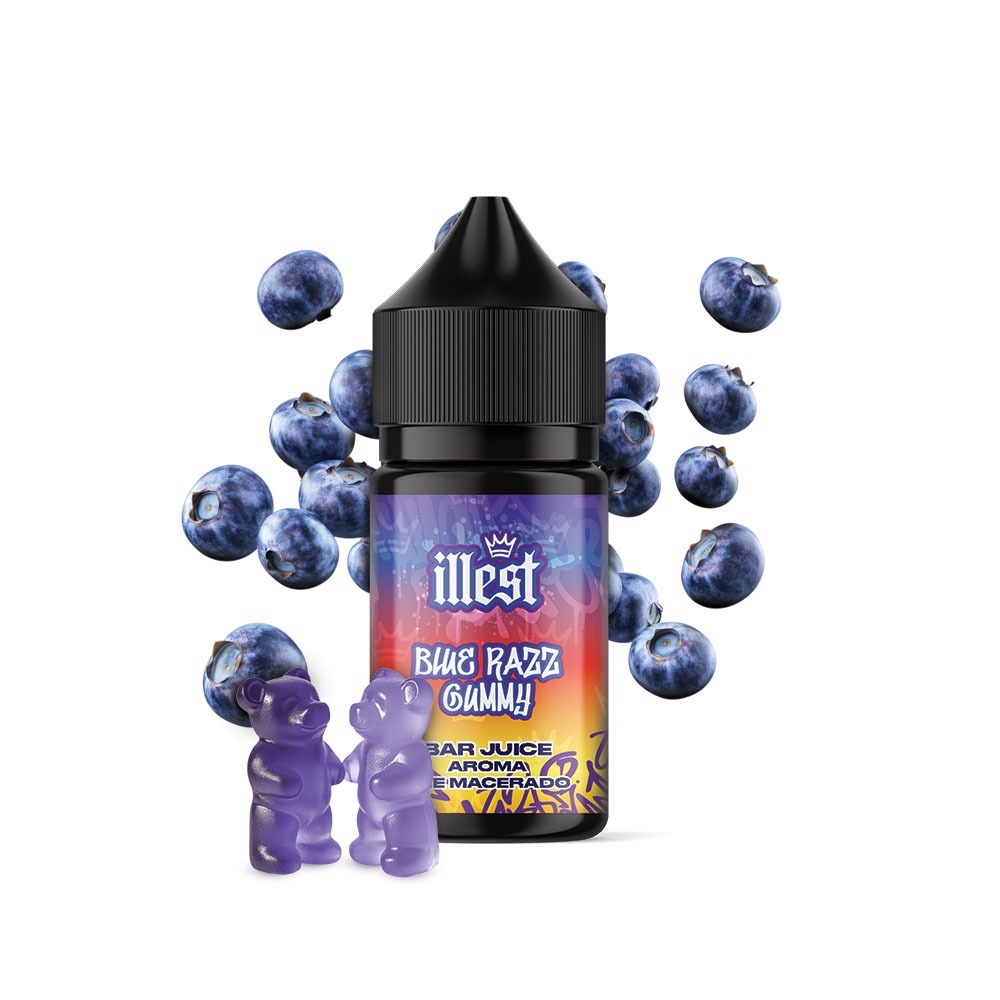 Illest Longfill Blue Razz Gummy 5/30 mL
